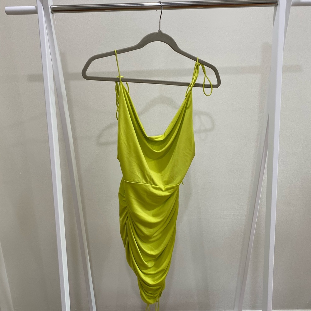 Neon yellow dress